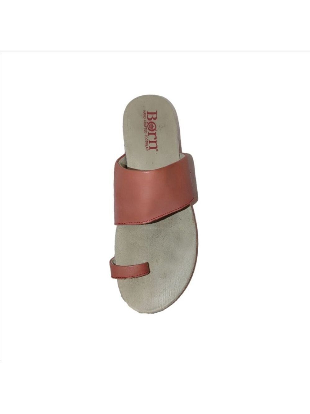 Born Inslo Leather Toe Loop Sandal Size 9M